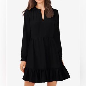 Vince Camuto Black Midi Dress